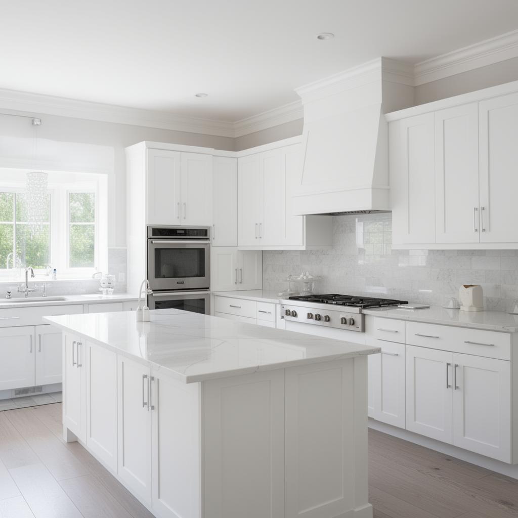 Refinished kitchen cabinets
