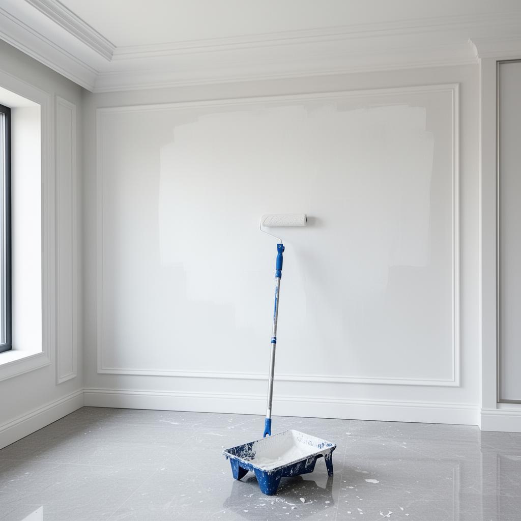 Interior painting in a Denver home